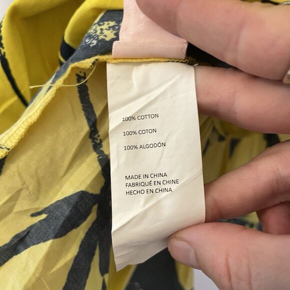 Jason Wu Collection Floral Tiered Blouse 100% Cotton Sz 4 - Picture 11 of 12